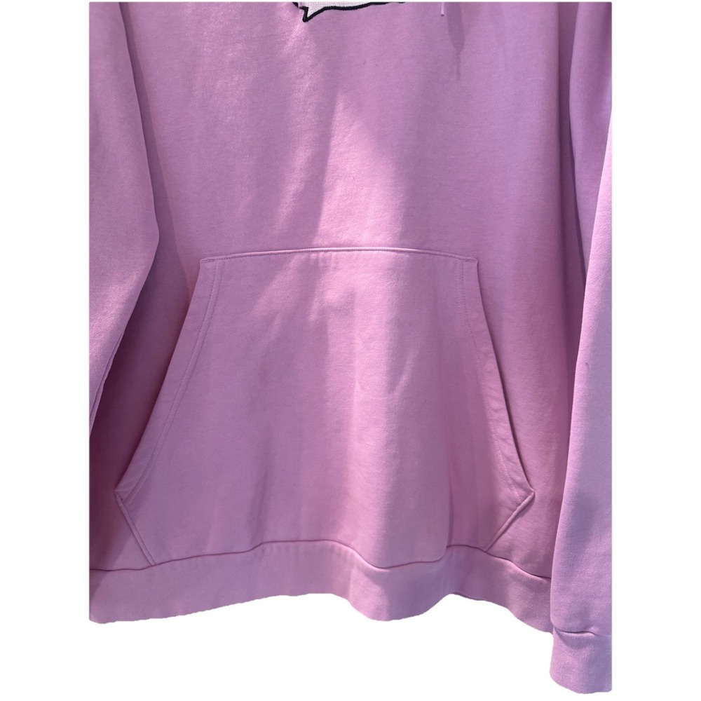 Adidas Men's Sweatshirt Emoji Hoodie Smiley Face Size Small Purple Pink 2XL - Picture 10 of 14